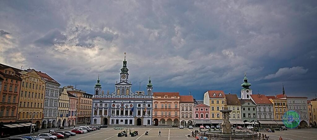 Town hall in the Town Square, České Budějovice