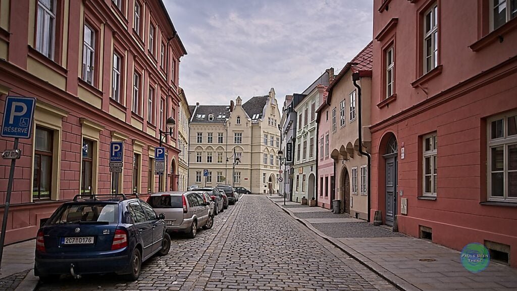 Random street in České Budějovice