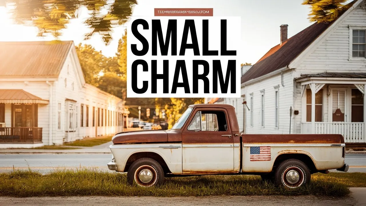 a truck parked on the side of a road